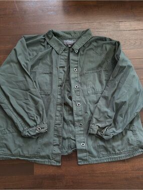 torrid Olive Green Utility Jacket